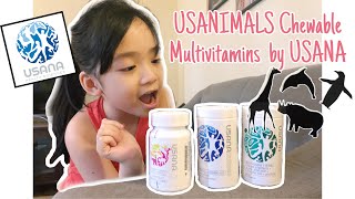 TRYING USANIMALS CHEWABLE MULTIVITAMINS by USANA [upl. by Aileon]