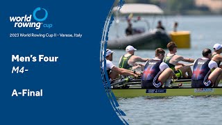 2023 World Rowing Cup II  Mens Four  AFinal [upl. by Mure]