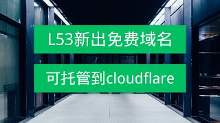 L53新出免费域名，可托管到cloudflare，注册简单，功能强大！ [upl. by Liemaj]