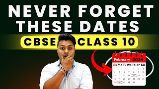 IMPORTANT DATES of CBSE Class 10 Board Exam 2024 Registration Exam ReChecking CompartmentResult [upl. by Birk226]