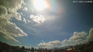 Timelapse Mexico City CDMX  Nubes iridiscentes o nubes arcoiris [upl. by Allimaj564]