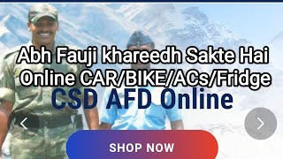 HOW TO REGISTER ONLINE SERVING  ESM SOLDIERS for PURCHASE of AFD items from CSD🚘CAR🚴BIKEACs [upl. by Henricks]