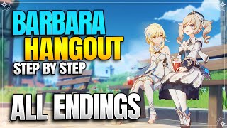 Barbara Hangout Event All Endings  Achievements 【Genshin Impact】 [upl. by Kecaj531]