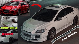 Civic CRZ GT Body Kit Grill amp Side Skirts Installation  Alloy Wheels  Project Civic [upl. by Hpeseoj385]