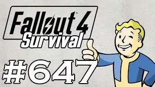 Lets Play Fallout 4  SURVIVAL  NO FAST TRAVEL  Part 647  Charge Card [upl. by Enaywd484]