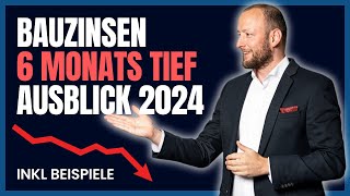 Bauzinsen Entwicklung Dezember 2023 inkl Beispiele amp Prognose 2024 baufinanzierung [upl. by Missy]