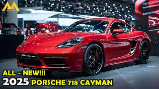 2025 PORSCHE 718 CAYMAN SLEEK DESIGN POWER UPGRADES AND LUXURY INSIDE  FULL PREVIEW amp PRICING [upl. by Waldon]