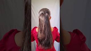 try this Voluminous ponytail hairstyle hackhair hacks hairstyle hairtutorial barbie shorts [upl. by Tucker]