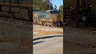 CSX 3349 with its 1st gen K5HL train csxrailroad csx railfan [upl. by Atteloc]