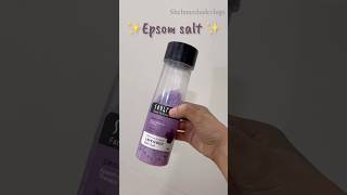 Benefits for Epsom salt ✨treningreels trendingonshorts [upl. by Henleigh]