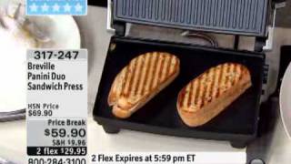 Breville Panini Duo Sandwich Press [upl. by Rance740]