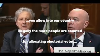 John Kennedy And Mayorkas Clash About Illegal Immigrants Affecting Redistricting [upl. by Tatiania699]