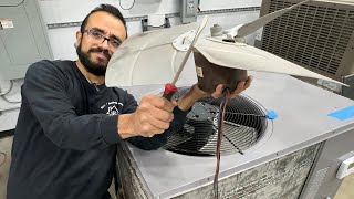 How To Check a Condenser Fan Motor  HVAC Training [upl. by Ruby]