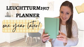 Leuchtturm1917 Planner Review One Year Later [upl. by Dur747]