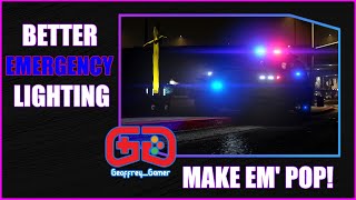 Installing Better Emergency Lights  LSPDFR  GTA V  4K [upl. by Norted317]