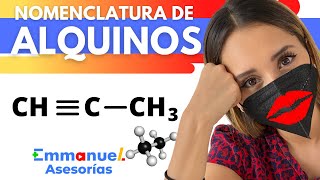 NOMENCLATURA DE ALQUINOS  Ejercicios y Ejemplos de Química [upl. by Llenyaj]