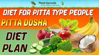 Diet for Pitta Type People Pitta Dosha Diet Plan [upl. by Zaller]