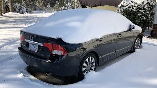 Snow Test Drive  2009 Honda Civic EXL [upl. by Elsy]