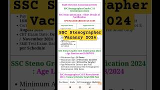 SSC stenographer form fill up 2024  shorts ssc stenographer [upl. by Seitz698]