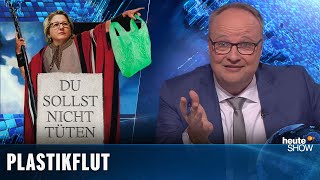 Plastikmüll Das neue Verpackungsgesetz rettet nicht unseren Planeten  heuteshow vom 15112019 [upl. by Sollows733]