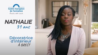 Nathalie  interview de notre élève en décoration dintérieur [upl. by Enixam]