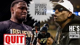 Adonis Forrest Jr SHOCKINGLY Say He Is LEAVING Coach Prime For Portal In DEC Here it Is 🤯 [upl. by Ettennil]