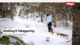 Sledding amp Tobogganing Safety Tips – Learn How to Steer and Brake [upl. by Magbie]