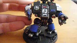 40k Space Marine Dreadnought with LED and Motor [upl. by Carmelia]