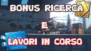 BONUS RICERCA e LAVORI IN CORSO • War Thunder News WarThunderITA [upl. by Ael]