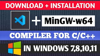 Install amp Configure VS Code With MinGW Compiler CC Tutorial Hindi [upl. by Aniham616]