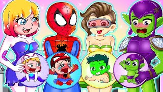 SPIDERMAN BUT BREWING CUTE BABY  BABY FACTORY Marvels Spidey and his Amazing Friends Animation20 [upl. by Godwin990]