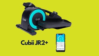 Cubii JR2 Under Desk Elliptical Pedal Exerciser with Bluetooth Fitness Tracker App Sync [upl. by Midis569]