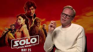 Paul Bettany talks Dryden Vos in Solo A Star Wars Story [upl. by Kathlin]