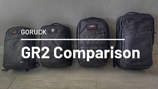 Goruck DYNEEMA GR2 34L Review  One Bag Travel Legend 26L  40L  Heritage  Ripstop Comparison [upl. by Haek]