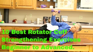 10 Best Rotator Cuff Exercises Beginner to Advanced Strengthening [upl. by Tamberg]