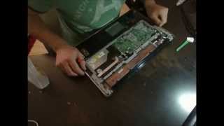 How to clean your laptop fan the hard way HP Pavilion dv7 [upl. by Nerwal]