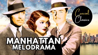 Manhattan Melodrama 1934 Clark Gable Myrna Loy William Powell first time full movie reaction [upl. by Atonsah600]