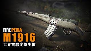 費德洛夫M1916，世界首款突擊步槍！一戰AK，外形與AK47相似！裝備蘇聯精銳部隊，一戰中間威力彈！ STG44  AK47  費德洛夫  皮珀1893 [upl. by Idnyc]