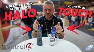 InDepth Look At The New Control4 Halo And Halo Touch Remotes At ISE 2023 [upl. by Arikahs346]