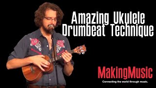 Amazing Ukulele Drumbeat Technique [upl. by Glorianna]