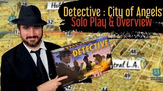 Detective City of Angels Solo Sessions Review Overview and Playthrough Single Player Sleuth Mode [upl. by Ikila19]