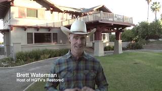 HGTVs Brett Waterman tours 1120 W Fern Ave Redlands California [upl. by Trebor]