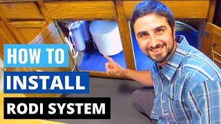 How To Install a RODI System  How To Install A Reverse Osmosis Deionize Filter Under Your Home Sink [upl. by Atiuqehs262]