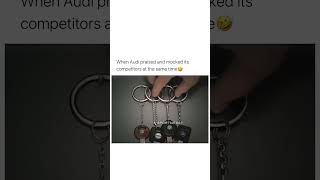 Audi video featuring 4 keys is a clever amp minimalist commercial ad audi commercial audicar [upl. by Anerdna488]