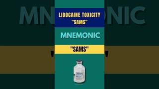 Lidocaine Toxicity Mnemonic shorts lidocaine toxicity academically [upl. by Goddart]