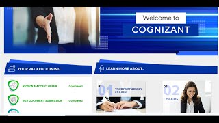 Cognizant prejoining formalities  Full joining process [upl. by Tasia]