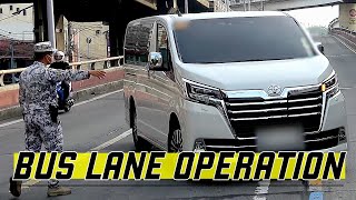 Cars inside the exclusive bus lane [upl. by Larrad]