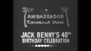 Jack Benny  SHOWER OF STARS Jack Bennys 40th Birthday Celebration 21358 [upl. by Heddie]