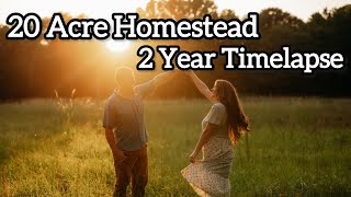 2 Year Homestead Transformation  BEFORE and AFTER [upl. by Cigam371]