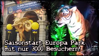 So war es zum Saisonstart 2021 im Europa Park mit nur 3000 Besuchern [upl. by Alleras331]